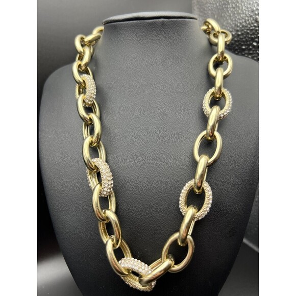 Coldwater Creek Crystal Link Necklace - Picture 2 of 6